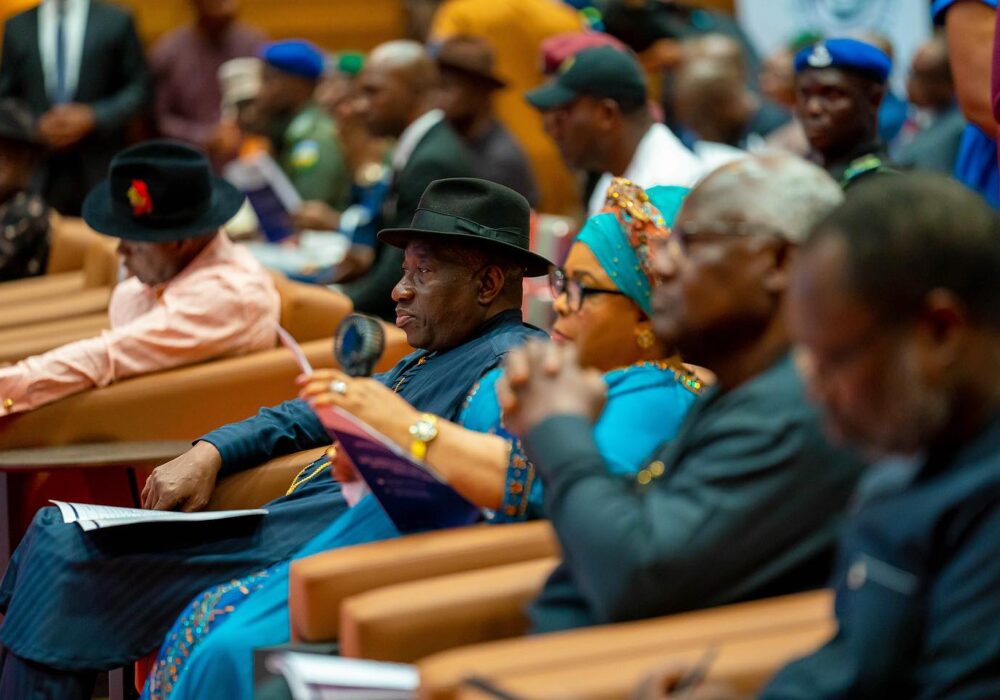 President Goodluck Jonathan and Her Highness, Patience Jonathan Goodluck Jonathan Foundation Democracy Dialogue 2023