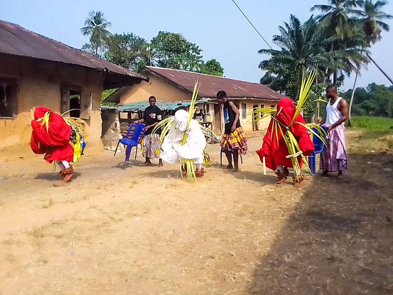 Itsekiri Ibirifo community hosting their annual festival with Ipi masquerade